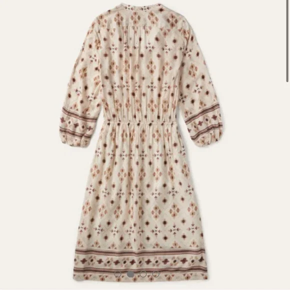 NWT In Packaging Stetson GAUCHO HERRINGBONE DRESS Size Large Cream Pink Western - Picture 4 of 9
